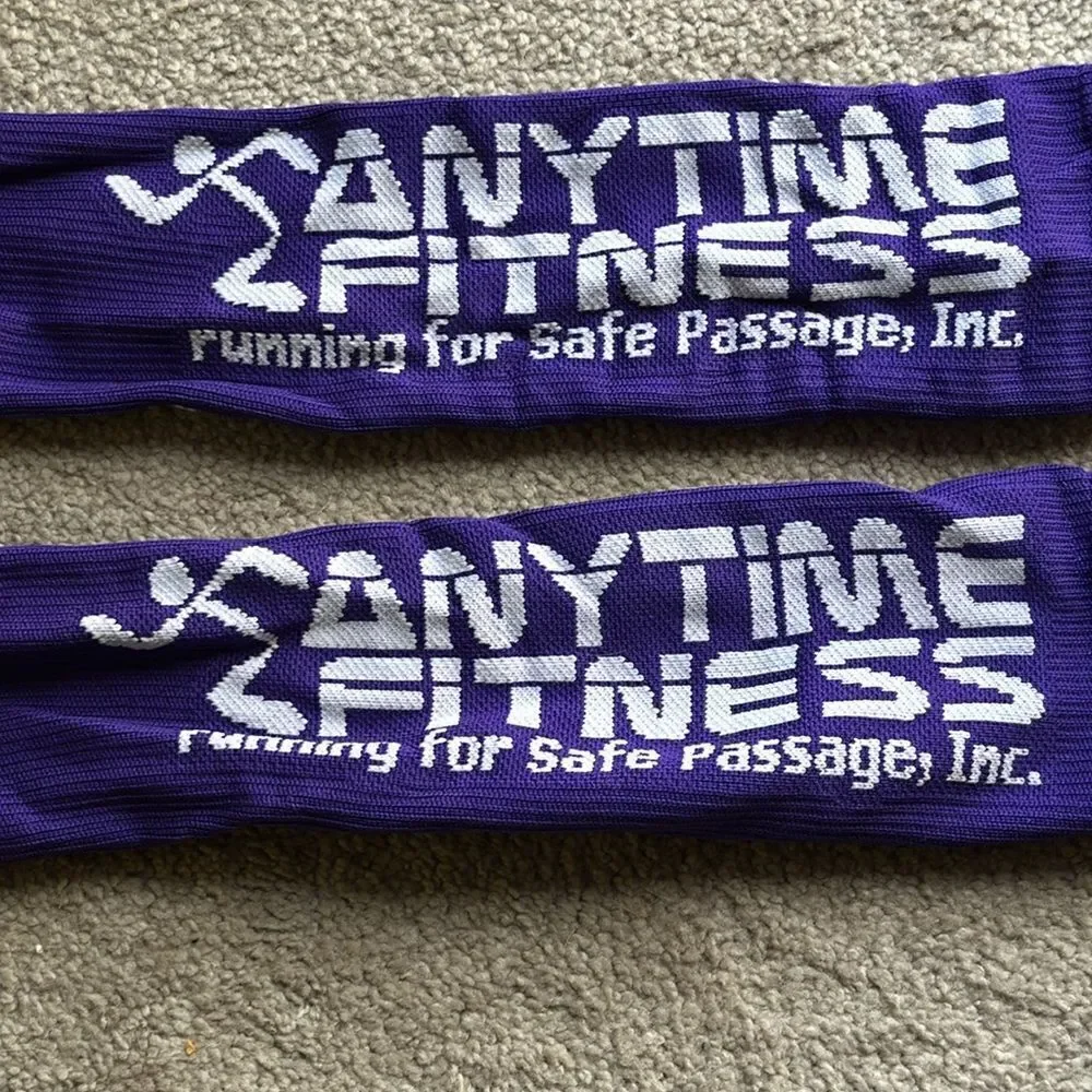 Anytime Fitness Unisex Athletic Running Socks!